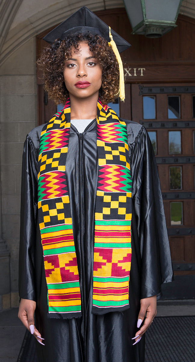DW4-DOUBLE WEAVE KENTE STOLE – Midwest Global Group, Textiles