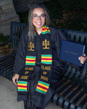 AF3 - Class of 2026 African Graduation Stole | Scales of Justice