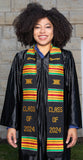 AF6-CLASS OF 2024 KENTE STOLE-"ROYALTY, KEY TO SUCCESS, WEALTH AND RICHES"