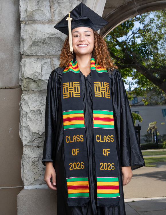AF9 – Class of 2026 Kente Graduation Stole