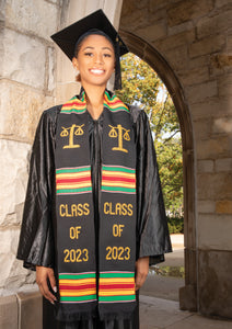 AF3-CLASS OF 2023 KENTE STOLE-"SCALES OF JUSTICE"