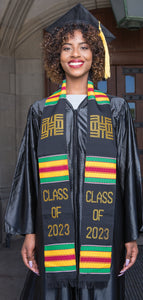 AF9-CLASS OF 2023 KENTE STOLE-"KNOWLEDGE, LIFELONG EDUCATION"